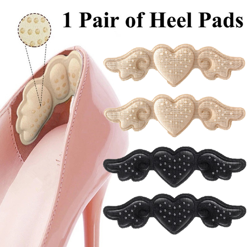 2Pcs Heel Insoles สำหรับรองเท้า Haigh ส้น Inserts ปวด Relief Anti-Wear Bantal Alas กลับกาวแผ่นรองเท้าฟองน้ำรองพื้น