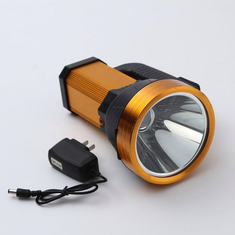 LED Rechargeable En Alliage D'aluminium Portable Main Lampe De Poche BZ-8700