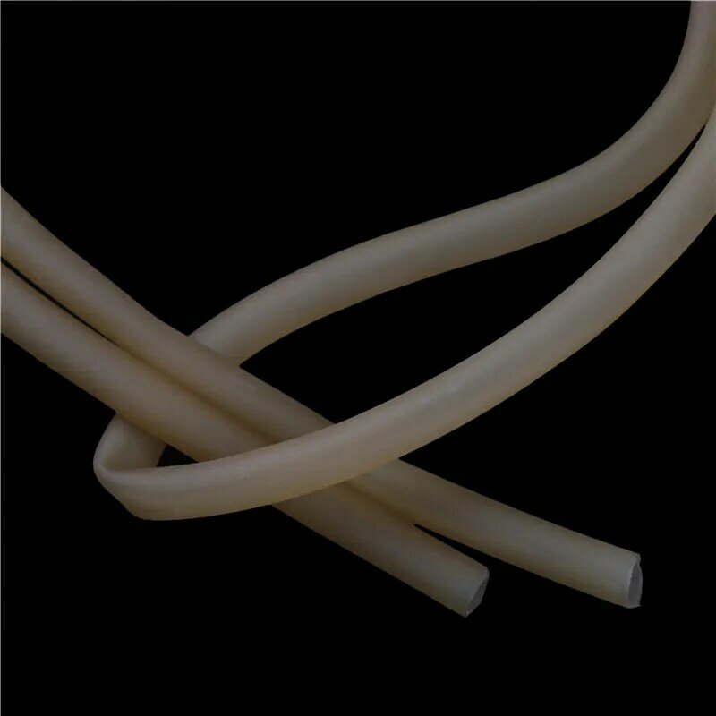 1m 4*6mm/6x9mm Medical Rubber Hose Amber Latex Tube Bleed Tube Surgical Elastic Rope Band