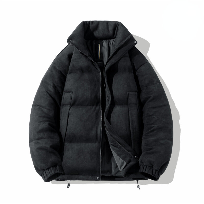 남성용 스탠딩 칼라 다운 재킷, 따뜻한 80%, 두꺼운 화이트 덕 다운 재킷, 가을 및 겨울