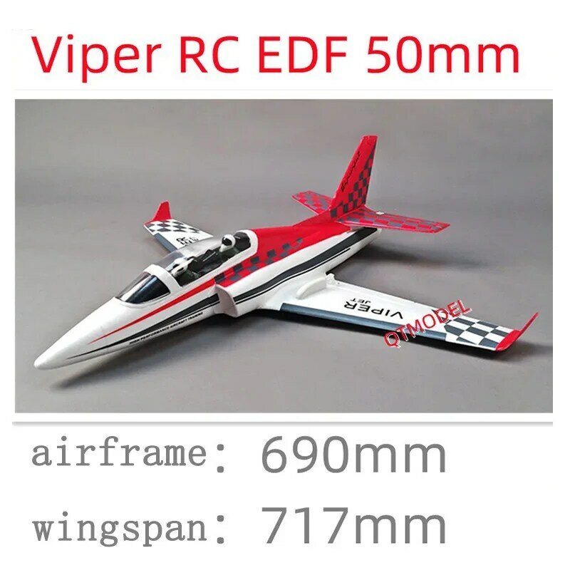 Viper-avión Ductal de 50mm, Epo, 11 hojas, Ductal, eléctrico, controlado a distancia, Avión Rc, regalo
