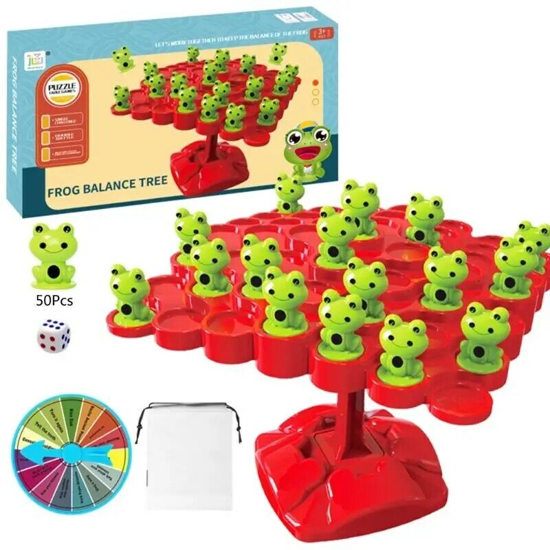Trò chơi toán học Đồ chơi đếm thăng bằng ếch cho bé trai và bé gái Đồ chơi học tập Montessori