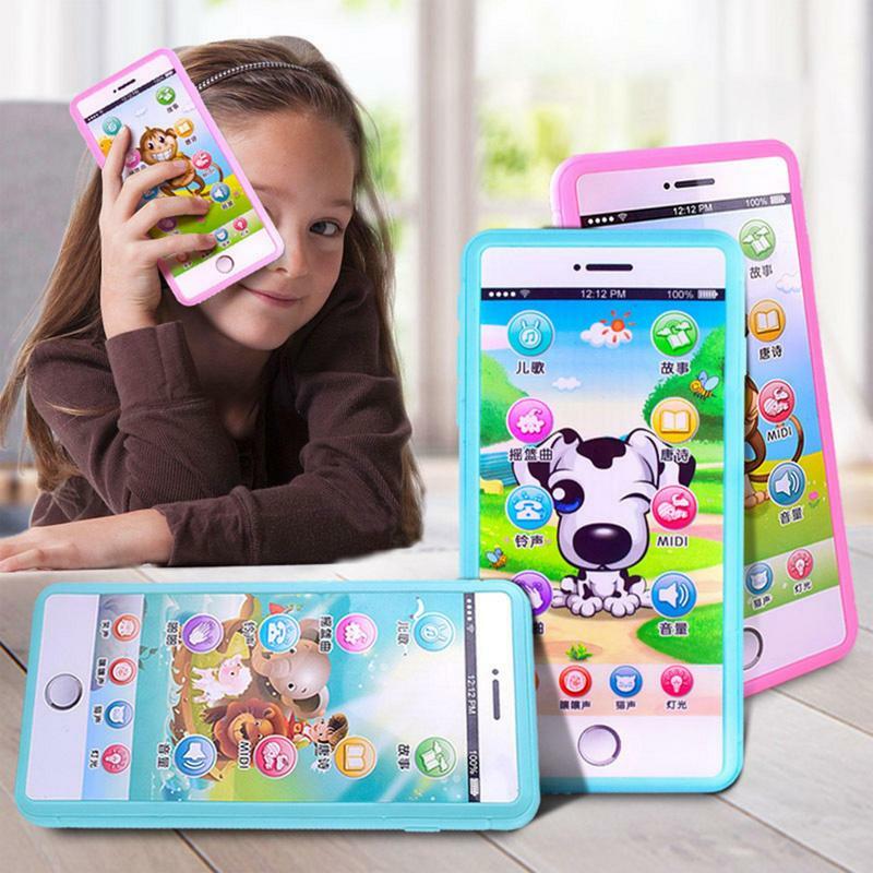 Brinquedo de celular para bebês com luzes e música, aprendizado precoce, brinquedos educativos, brinquedos sensoriais para crianças pequenas, 1-3 anos de idade