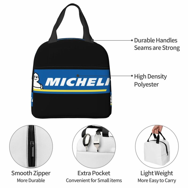 New-Michelin-Logo izolacja torby na Lunch Bento plecak torebka na posiłek
