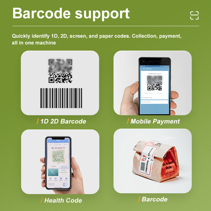 Verkabelt 1d 2d Barcode-Scanner Bild plattform Großbild-Erkennung Desktop-Scanner 1d 2d QR-Code-Leser cmos globale Exposition