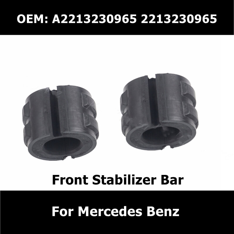 A2213230965 2213230965 2 sztuk akcesoria samochodowe przednie zawieszenie stabilizator Anti Sway Bar dla Mercedes Benz gumowe łożysko tulejowe