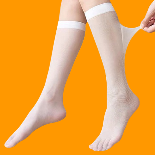 5/10 paia di calze lunghe calze da donna calze alte calze da donna a metà tubo invisibili ultrasottili a mezza lunghezza