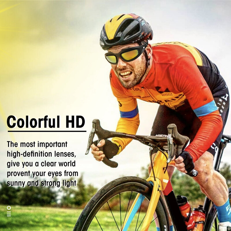 KEMiMOTO-Óculos polarizados para motocicleta, Windproof Moto Goggles, Anti-nevoeiro óculos de ciclismo, proteção ocular, UV400, Tiro