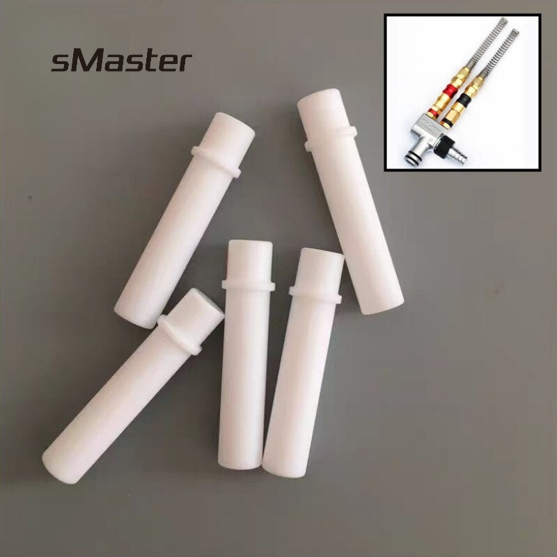 Smaster 20/50 buah 377724 PTFE pengganti lengan masukan Venturi untuk Gema IG02 pompa bubuk penyemprot elektrostatik