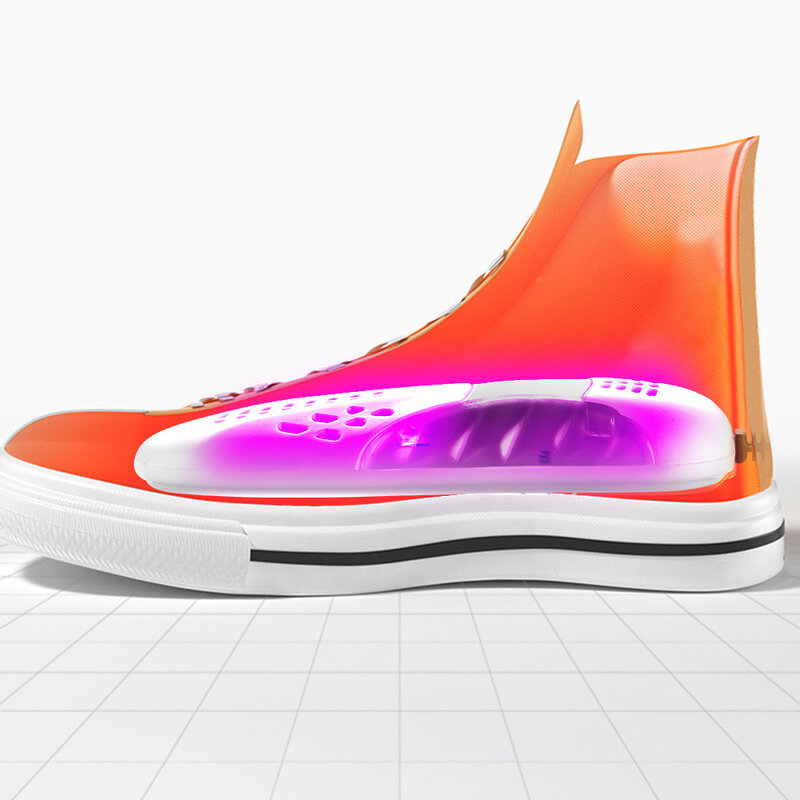 Fioletowe światło w kształcie samochodu wyścigowa 220V/110V suszarka do butów ochraniacz zapachów dezodorant osuszający obuwie urządzenie podgrzewacz suszarka