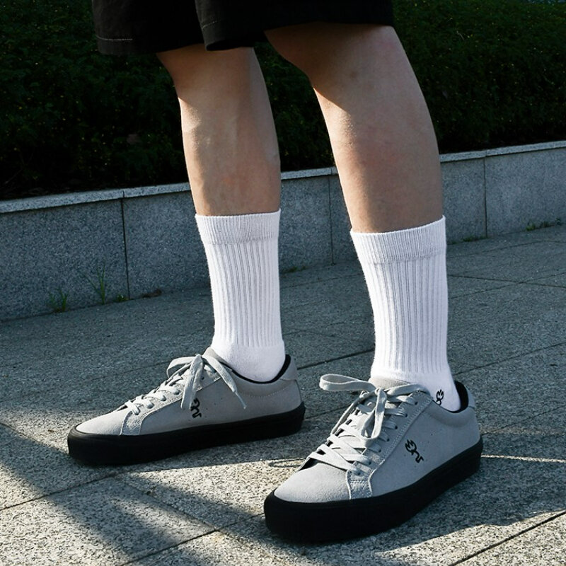 Joiints สีเทารองเท้าสบายๆ Vulcanized รองเท้าสเก็ตผู้ชาย Unisex กีฬา Non-Slip รองเท้าหนังแท้สำหรับเดิน Breathable