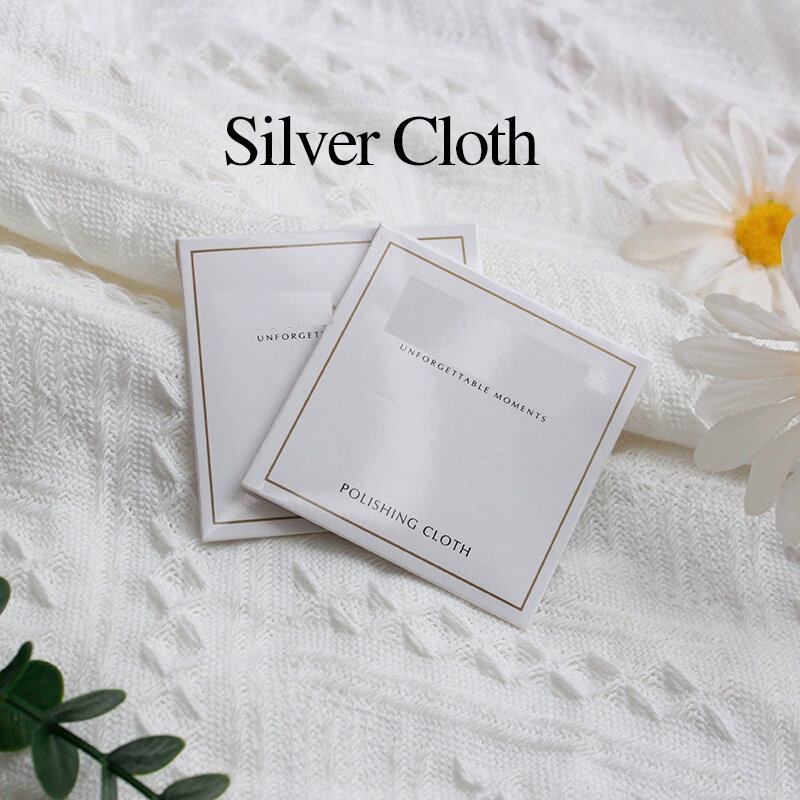 Wholesale 20Pcs Silver Polishing Cloth 10*10CM for Charms Bracelet Bangle Necklace Suitable Silver Jewelry