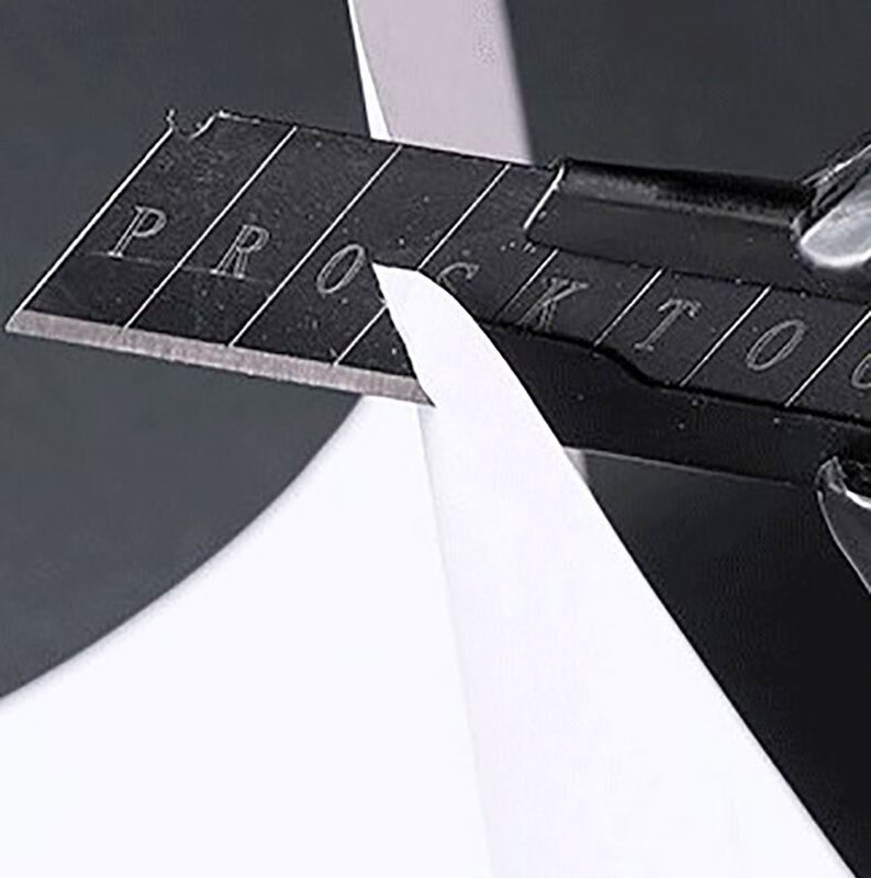 มีดอเนกประสงค์พับเก็บได้ใบมีด SK5เหล็กกล้าคาร์บอนสูงกล่องกระดาษแข็งใบ SK5สำหรับแกะกล่องมีดเครื่องมือแกะกล่องกระดาษ