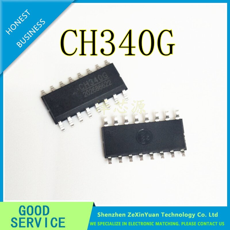 20 buah/50 buah/100 buah CH340G SOP16 340G SOP-16 CH340 SOP IC asli papan R3 Gratis kabel USB Chip seri
