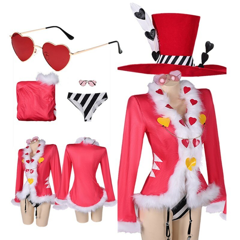 Valentino disfraz de Cosplay para mujer adulta, traje de baño de fantasía de Anime, pantalones cortos, gafas de sol, traje de fiesta de Carnaval de Halloween
