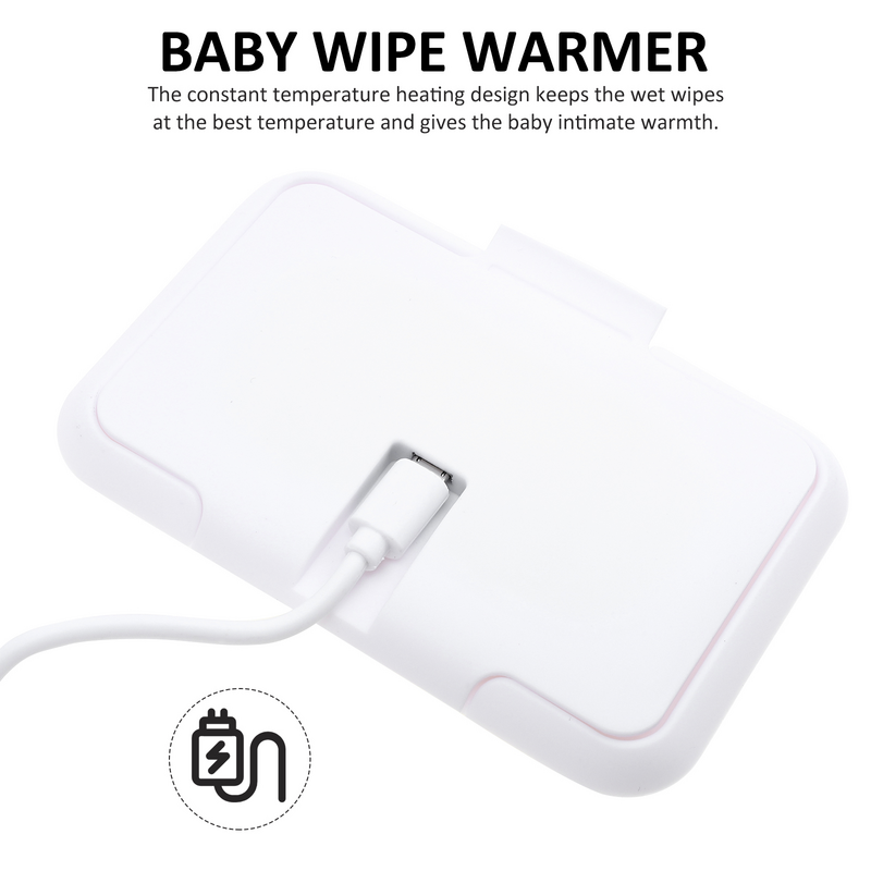 Mini calentador de toallitas húmedas para bebés, máquina de calentamiento, caja de pañuelos, calentador portátil Abs para