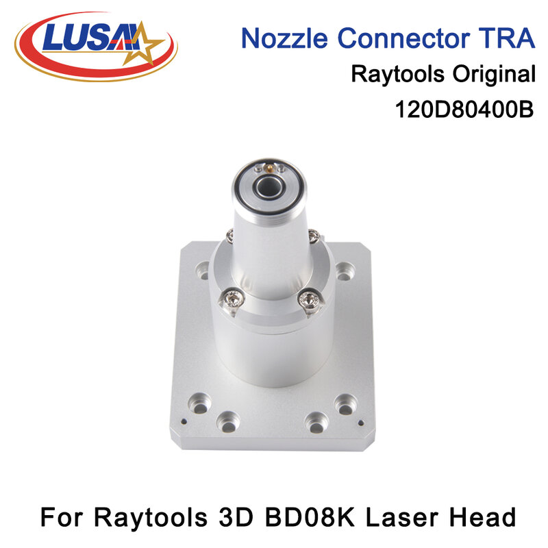 LUSAI Raytools-Conector de boquilla Original TRA 120D80400B para fibra, cabezal de corte láser 3D BD08K, agentes de Metal