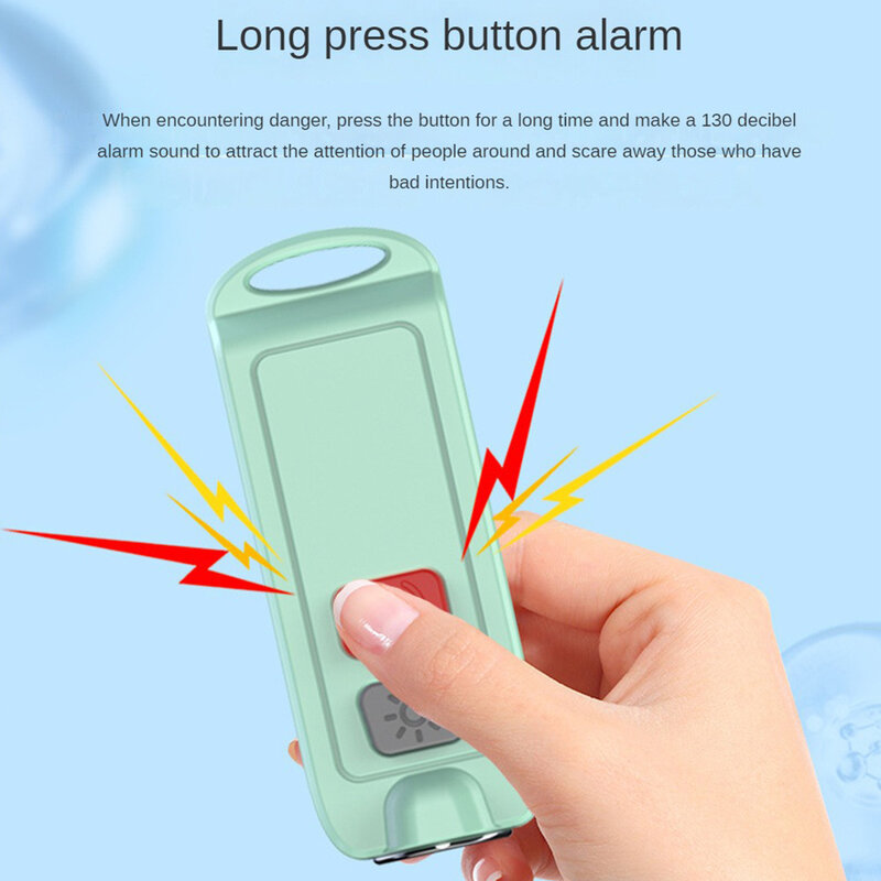 1PCS Anti Wolf Alarm Easy To Charge Loud And Noticeable Alarm Self Defense Alert Waterproof Alarm Emergency Situations