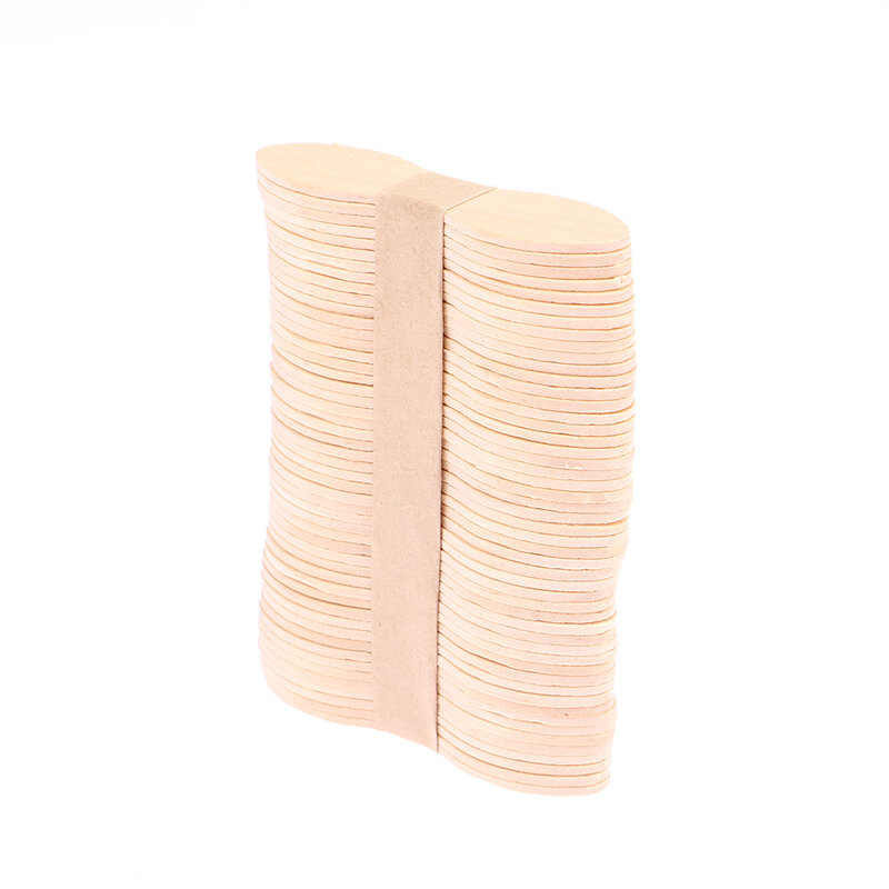 50Pcs Wax Waxing Disposable Sticks Wood Tongue Depressor Spatula Woman Wooden Body Hair Removal Sticks Beauty Toiletry Kits