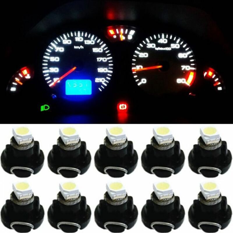 車のダッシュボード電球の交換、LEDライト、自動器具ランプ、ユニバーサルt4.7、12v、50smd