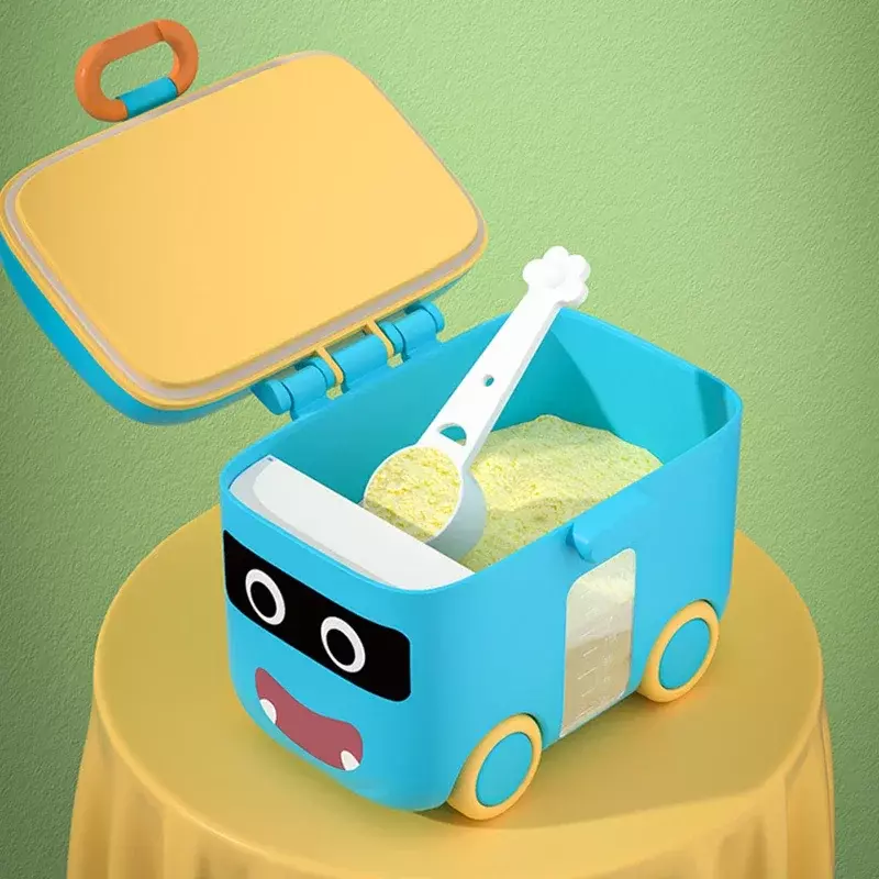 Kotak penyimpan makanan, wadah makanan Dispenser Formula susu bubuk portabel untuk bayi anak-anak balita