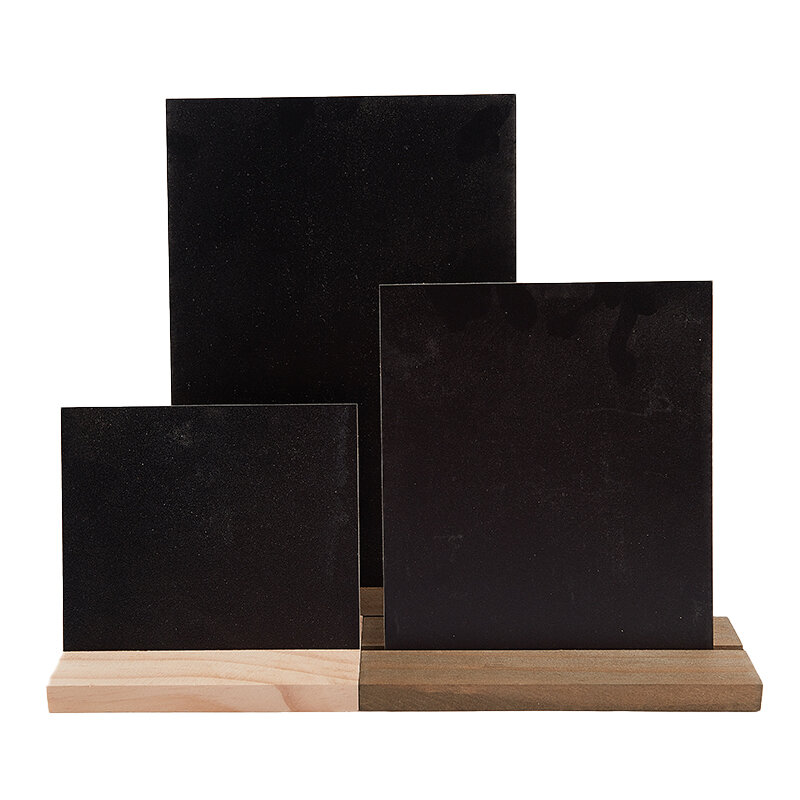 1 шт. доска для объявлений с деревянной основой, ценник, черные доски для записей, 3 размера