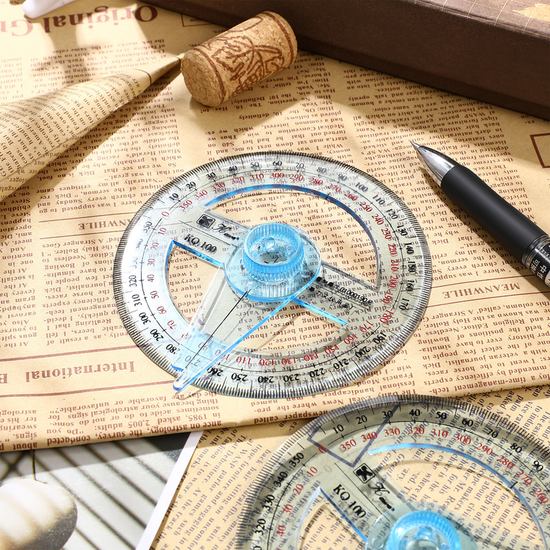 Geometric Rulers Drawing Measuring Template Circle Protractor Scale Drafting Tools For Students Spies and measurement