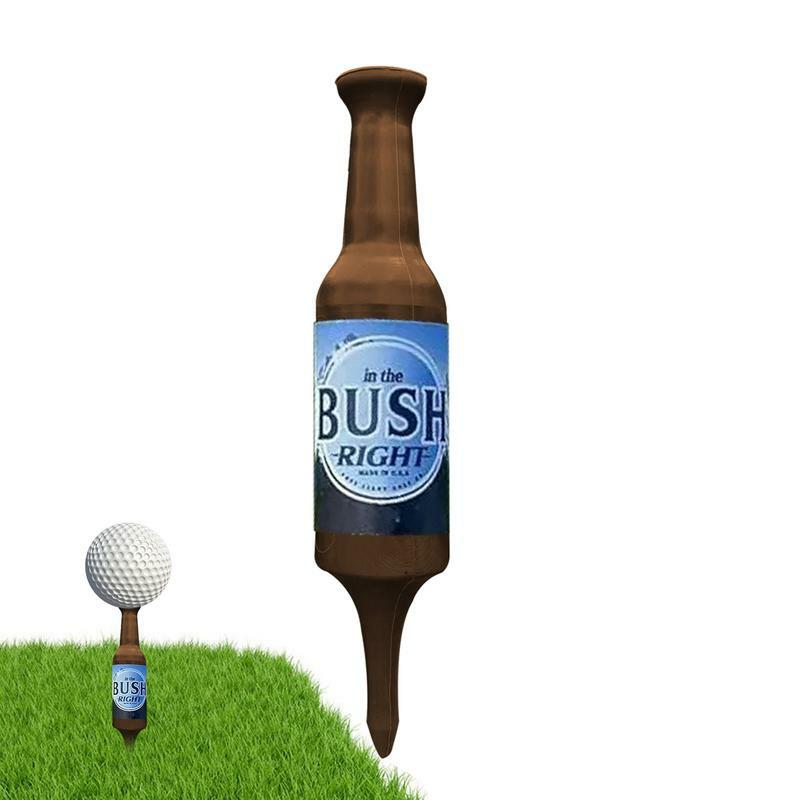 Beer Bottle Shape Golf Tees, Funny Golfing Practice Tools, Melhorando a precisão Golf Training Accessories for Birthday