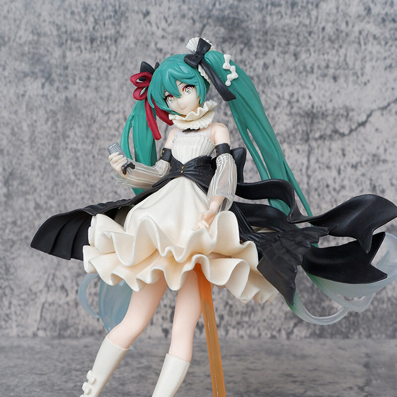22cm Flower Fairy Miku Action Figure New Anime Girls Collectible Model Statues Toys Exquisite PVC Model Doll Ornaments Kids Gift