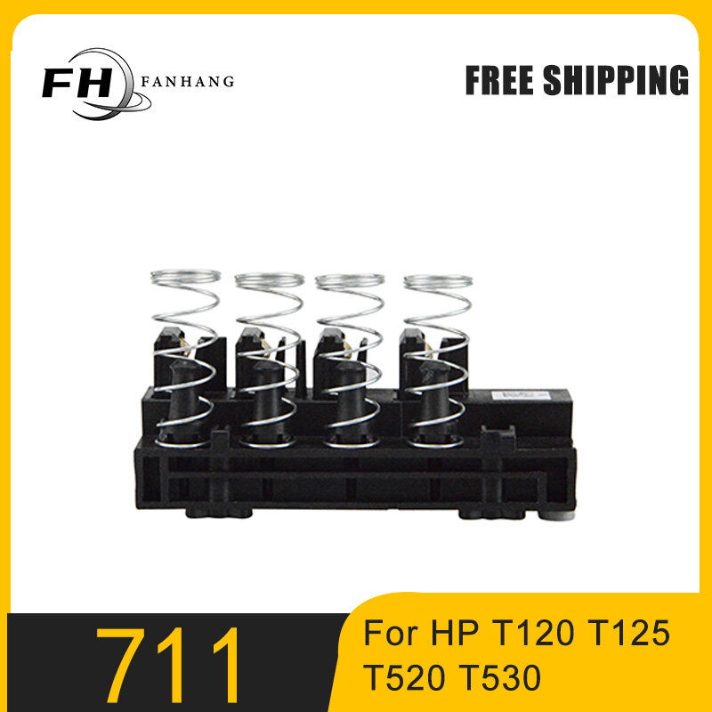 Untuk hp711 untuk HP711 cetak kepala pena pemegang rak Chip contactor sensor kompatibel untuk HP T120 T125 T520 T530 711