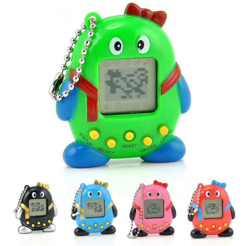 1 pz colore casuale bambini Kid Virtual Pet gioco di allenamento portatile elettronico Mini Pet Machine 168 animali domestici in 1