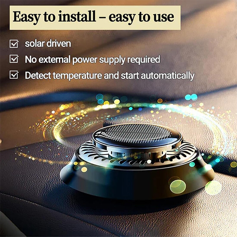 1pc Car Defroster Electromagnetic Molecular Interference Antifreeze Snow Removal Car Aromatherapy Molecule Rotating Decor