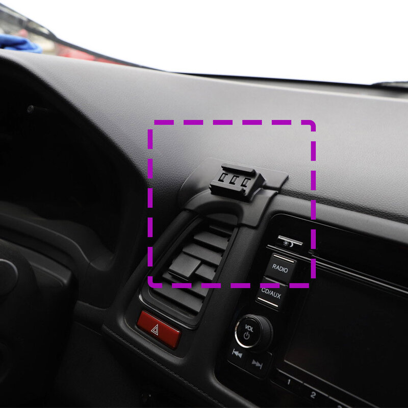 For Honda HR-V HRV 2015 2016 2017 2018-2022 Car Phone Holder Special Fixed Bracket Base Wireless Charging Interior Accessories