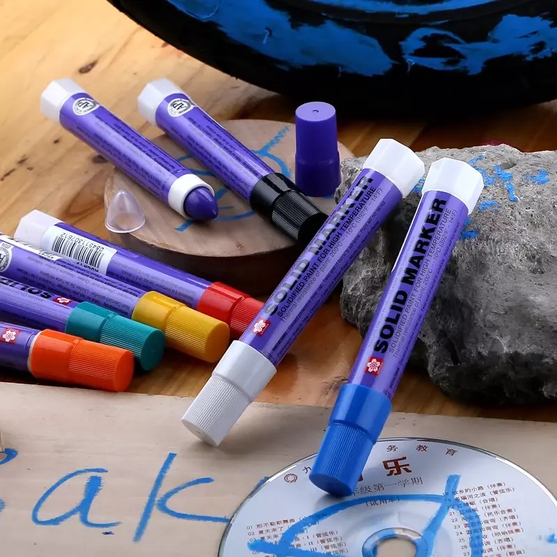 Цветущая вишня XSC твердая Краска Маркер промышленный карандаш сухая записываемая стальная пластина водомасляная поверхность многофункциональная ручка