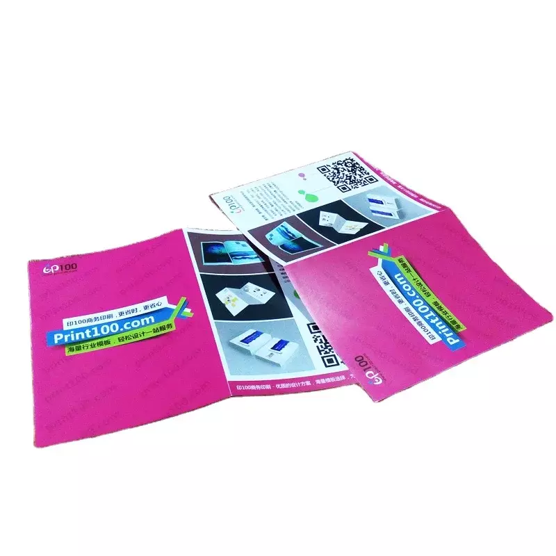 Produk disesuaikan. Flyer/Leaflet/katalog/pencetakan buklet untuk bisnis ukuran disesuaikan desain Flyer layanan cetak
