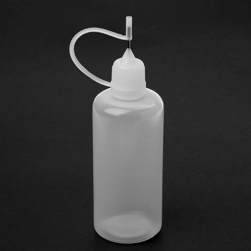 空のプラスチック製の絞り可能な点眼液スポイトボトル（針付き）60/100/120