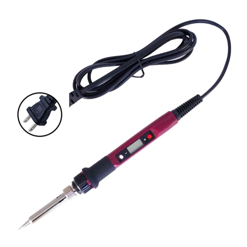 85W High Power Soldering Iron Temperature Control, LED Screen, 10g Wire, Interchangeable Nozzles for Welding DropShip