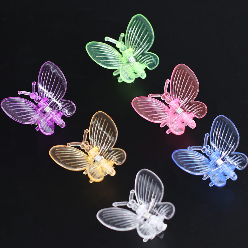 6 Colors Butterfly Orchid Clips Garden Plant Clamps for Support Flowers Vine Climbing Plastic Ornamental Decoration 12-48PCS