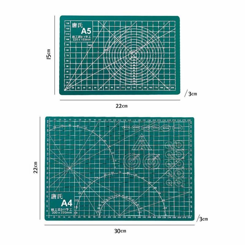 Almohadilla multifuncional de PVC para tallado de papel, tapete de grabado, tabla de cortar, A5, A6