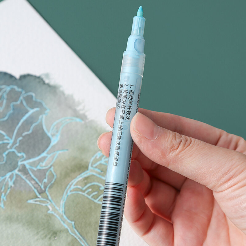 Маркировочная ручка, Маскировочная жидкость для акварели, 0,7 мм, чистый клей, резиновый ластик, ручная роспись, акварельная гуашь, картина