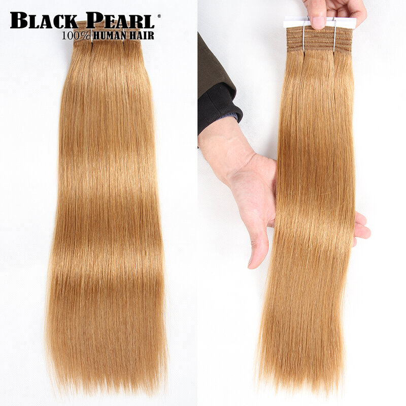 27 # медовый блонд бразильские прямые человеческие волосы пряди 100% натуральные человеческие волосы для наращивания бразильские волосы плетение 1 3 пряди