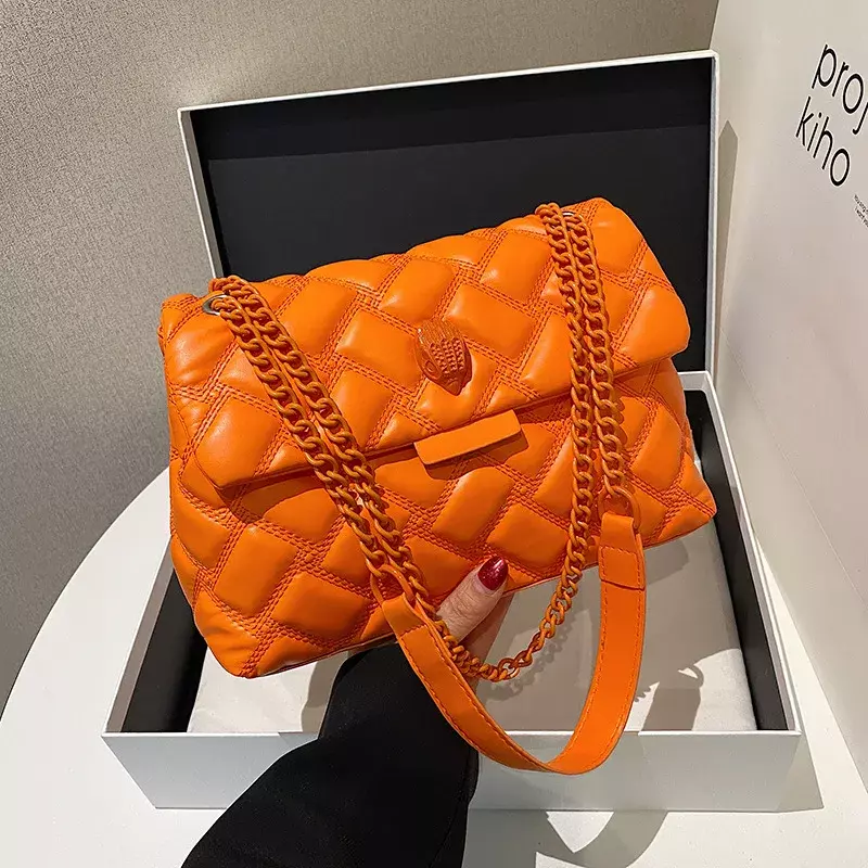 Kurt Geiger tas bahu desainer mewah wanita, tas tangan Retro modis pelangi mode baru 2023