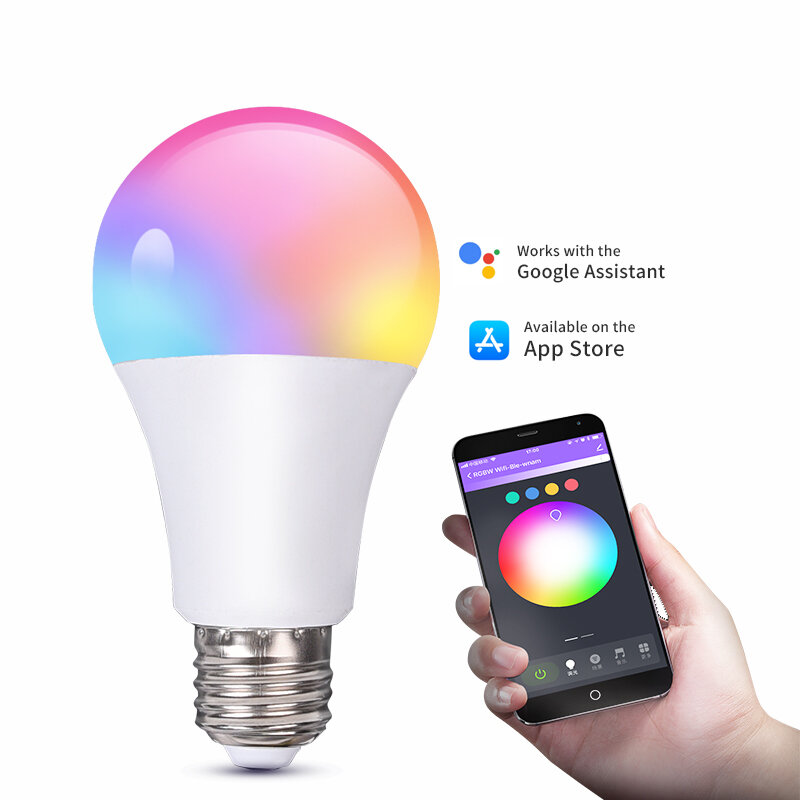 Energy Saving the Electric Wifi Smart LED 9Watt E27 RGB Light Bulbs
