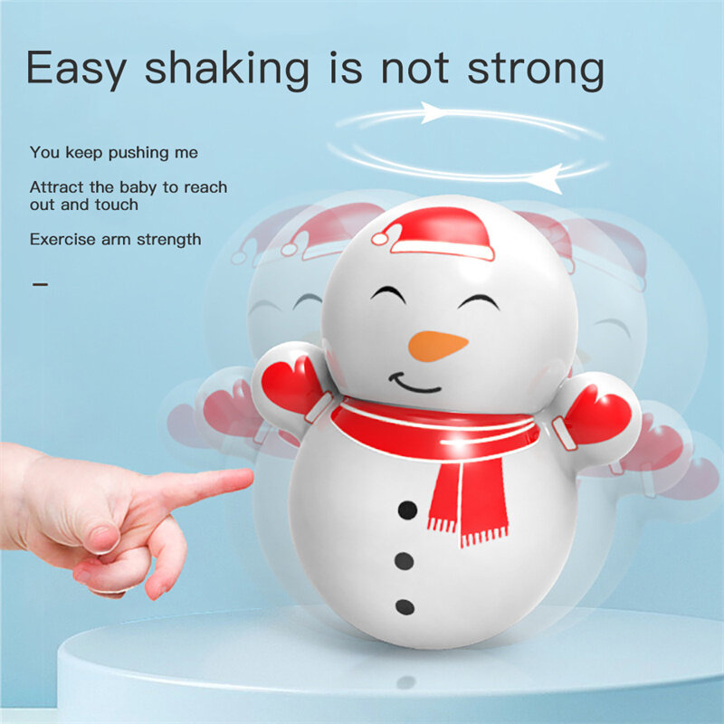 Mini gobelet en forme de bonhomme de neige, 20 pièces, jouets amusants, décoration de bureau, tête secouante, petit cadeau