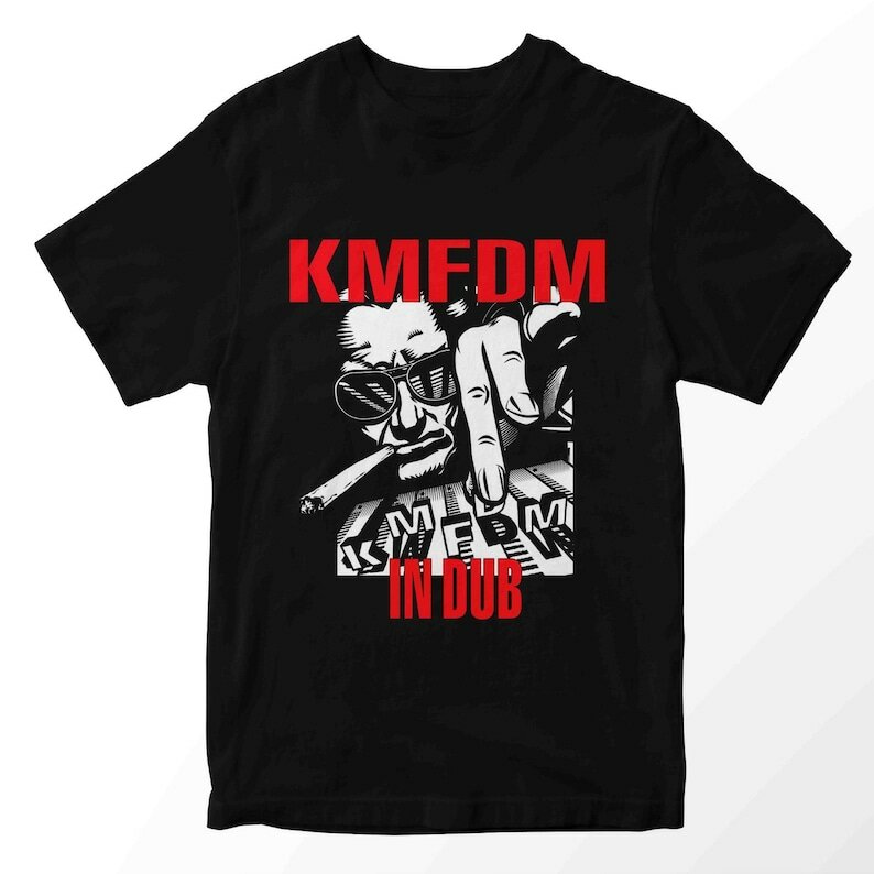 Kmfdm Tshirt Cotton Tees Short Sleeve T Shirt O-Neck Clothing Summer
