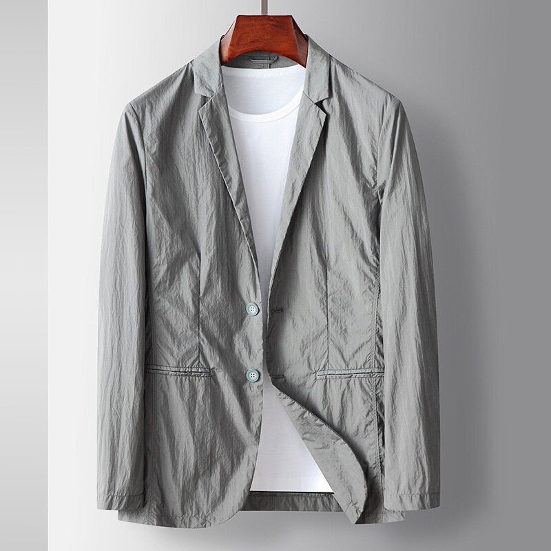 5472-R-Men's Short Sleeve Customized suit New Summer Round Collar Korean Slim 3D Print Half Sleeve Top Men's Customized suit