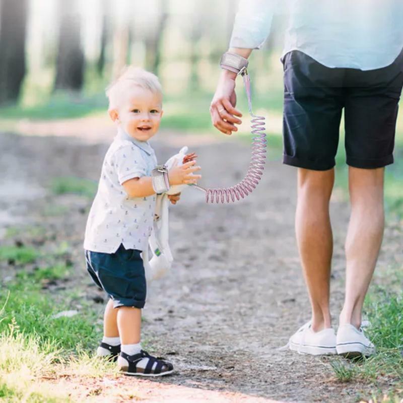Anti perdido pulso link anti-lost corda para crianças crianças cinto de segurança para andar pulseira de proteção do bebê não é fácil de quebrar 4.9ft
