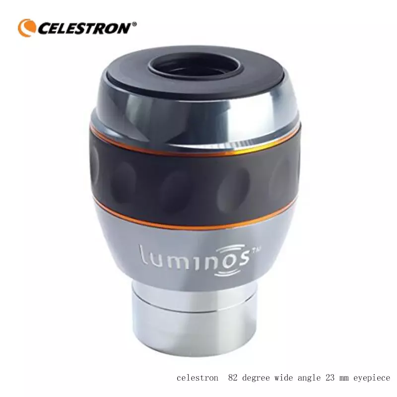Celestron Luminos 23 мм окуляр 82 широкоугольный 23 мм окуляр для крупнополевого астрономического телескопа аксессуары 93434 2 дюйма