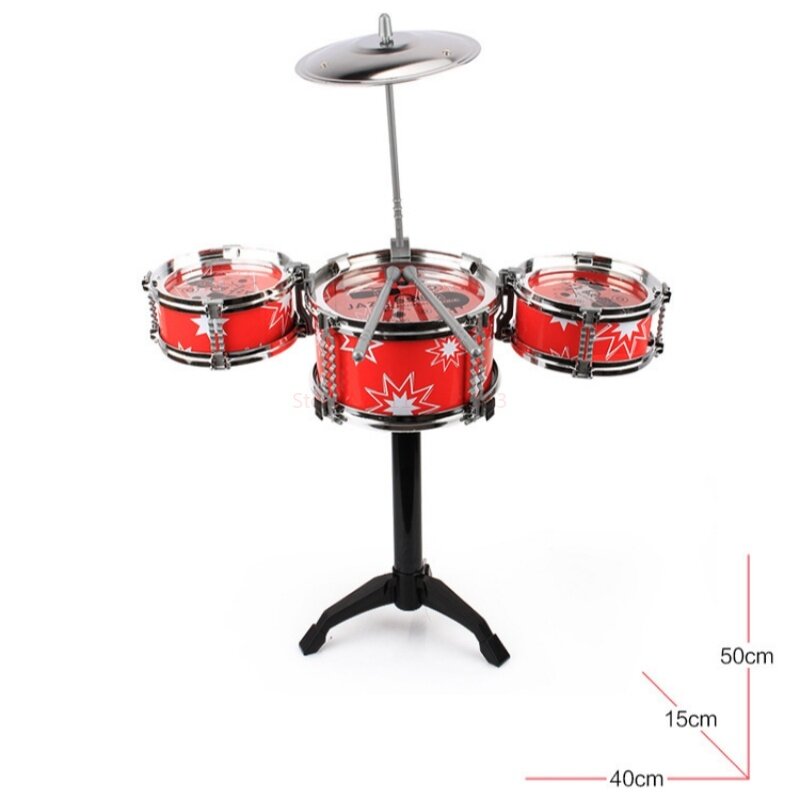 Children's Drumming Toy Music Early Education Simulation Jazz Drum Practice Drum Percussion Instrument Electronic Organ Gifts