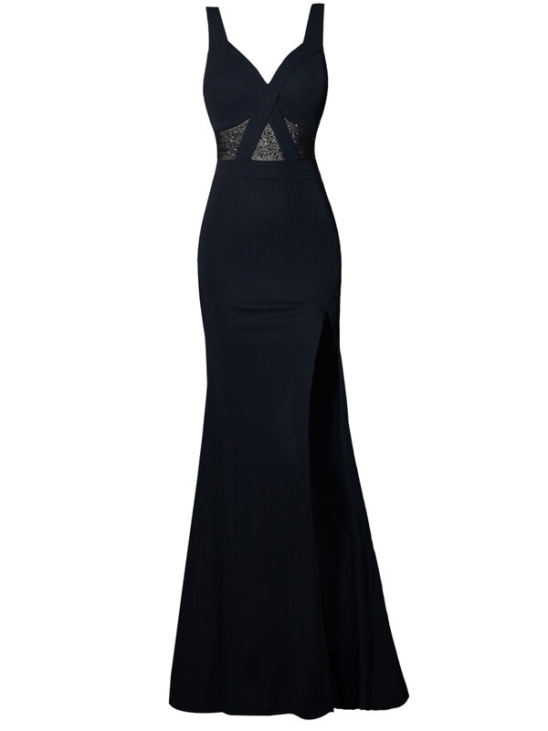 Женское элегантное вечернее платье, новинка 2024, эксклюзивный облегающий пикантный клубный комбинезон с юбкой-годе